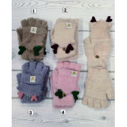 Rękawiczki Frotte Renifer z Nakładką | Kids & Style