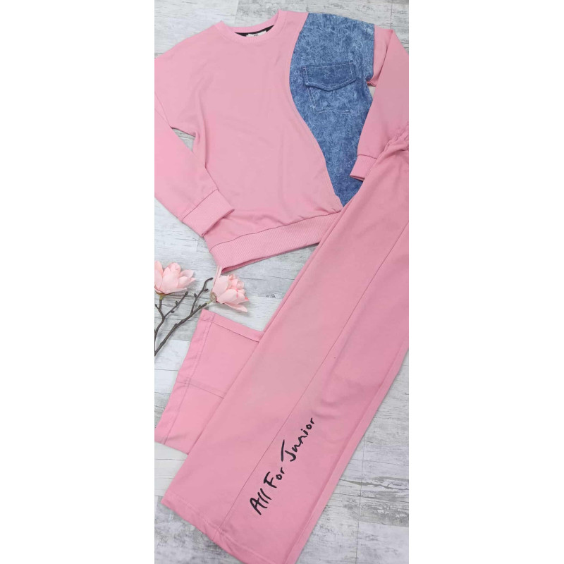 KOMPLET DRESOWY PREMIUM BLUZA + SZWEDY ALL FOR JUNIOR